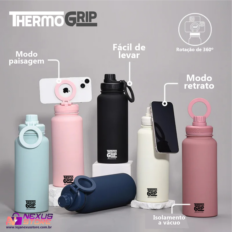 Garrafa Térmica ThermoGrip™ - (ÚLTIMAS UNIDADES DISPONÍVEIS)